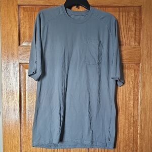 Men's Casual Slate Blue Short Sleeve Tee